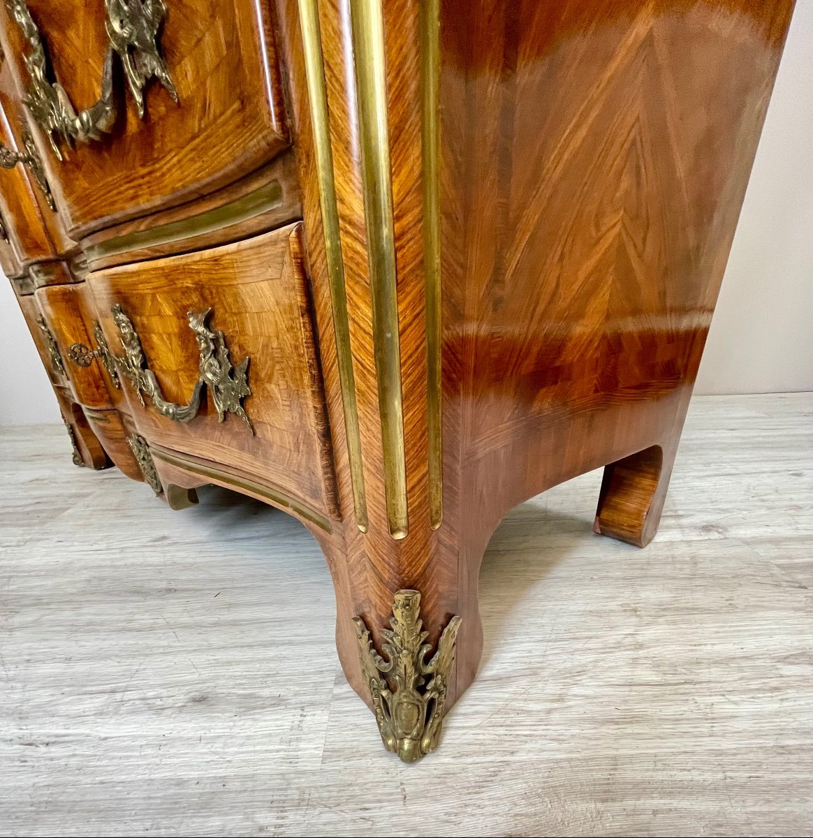 Regency Chest Of Drawers Stamped 20th Century -photo-2