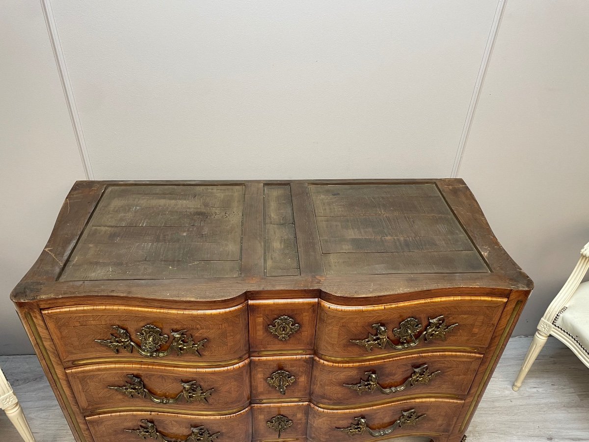 Regency Chest Of Drawers Stamped 20th Century -photo-8