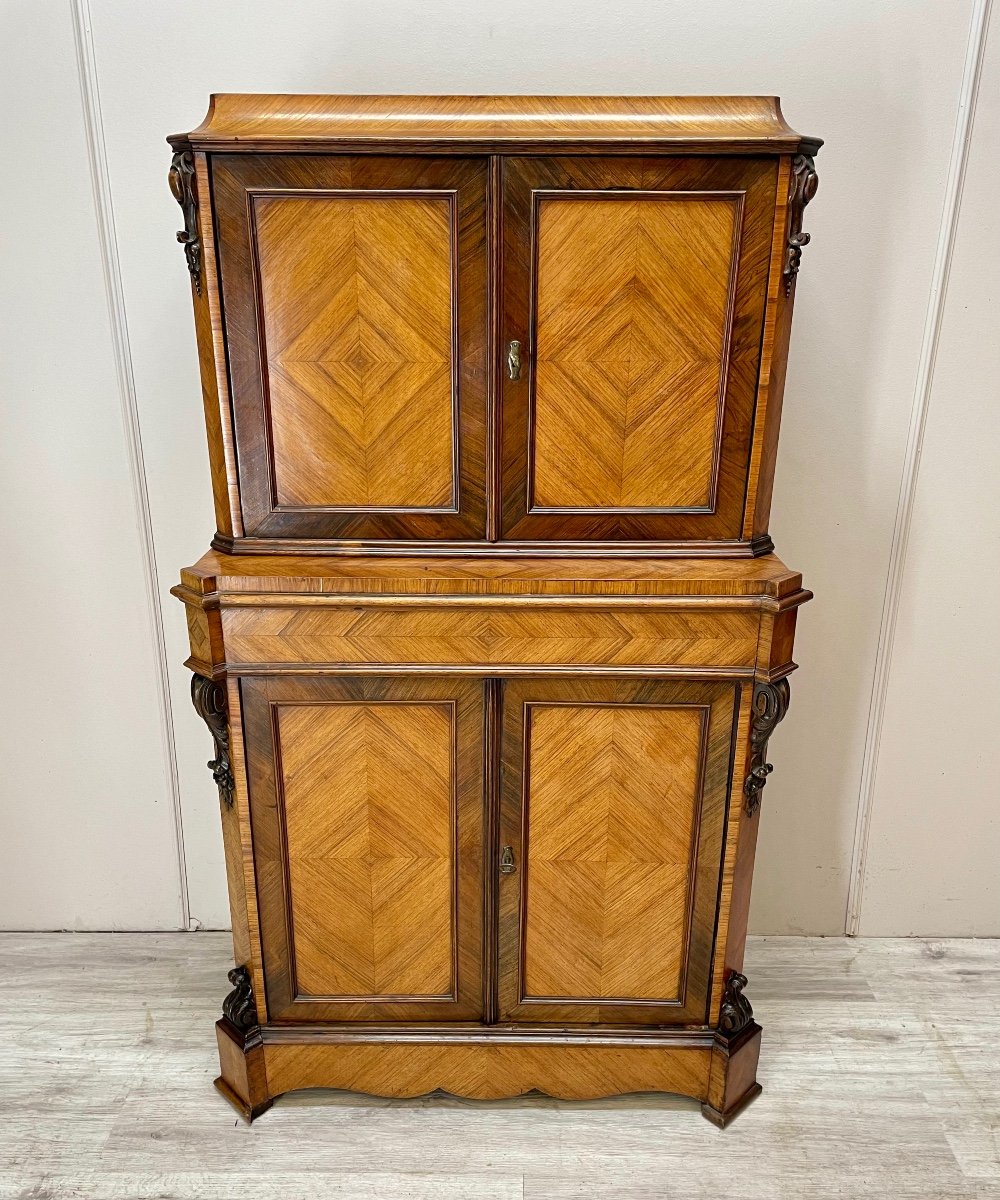 Petit Cabinet D’époque Napoléon III 