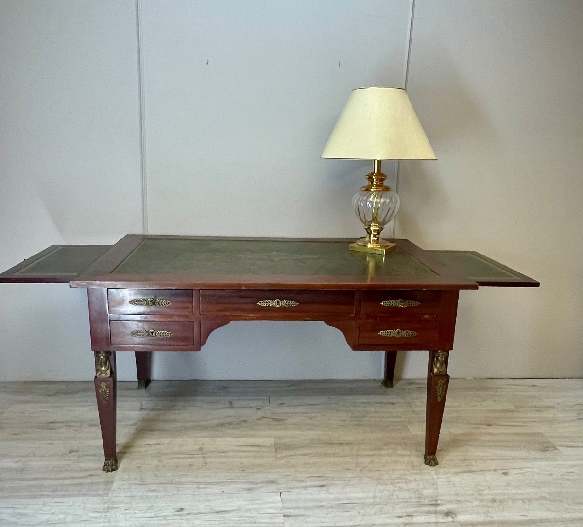 Empire Style Mahogany Flat Desk -photo-3