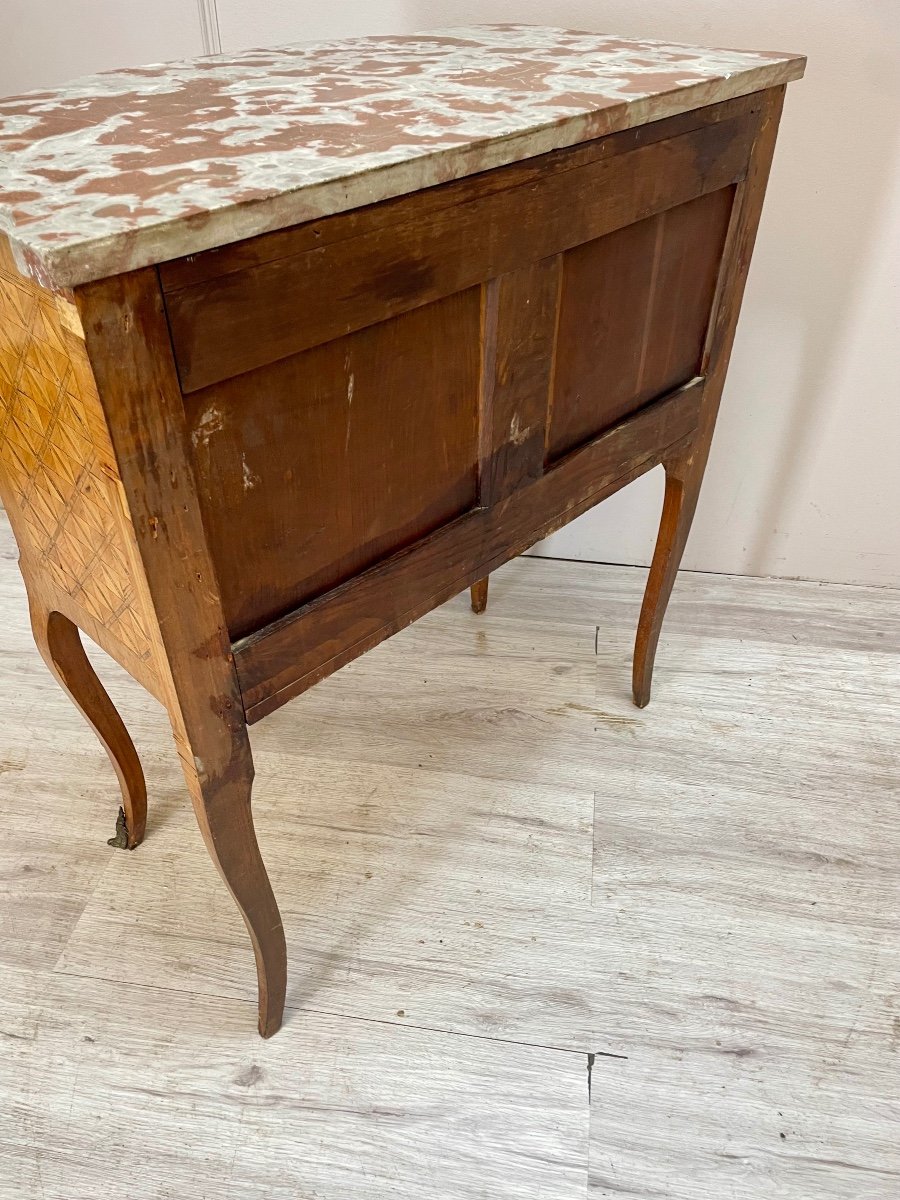 Transitional Style Chest Of Drawers In Marquetry -photo-4