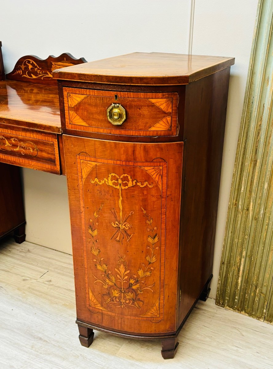 Mahogany And Marquetry Buffet From The 19th Century-photo-3