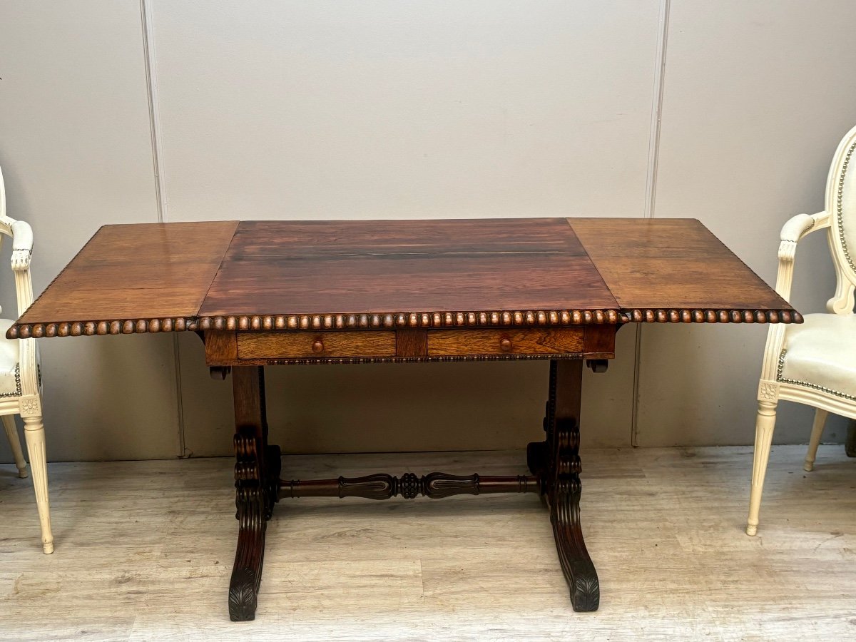 table bureau en palissandre d’époque XIX éme -photo-4