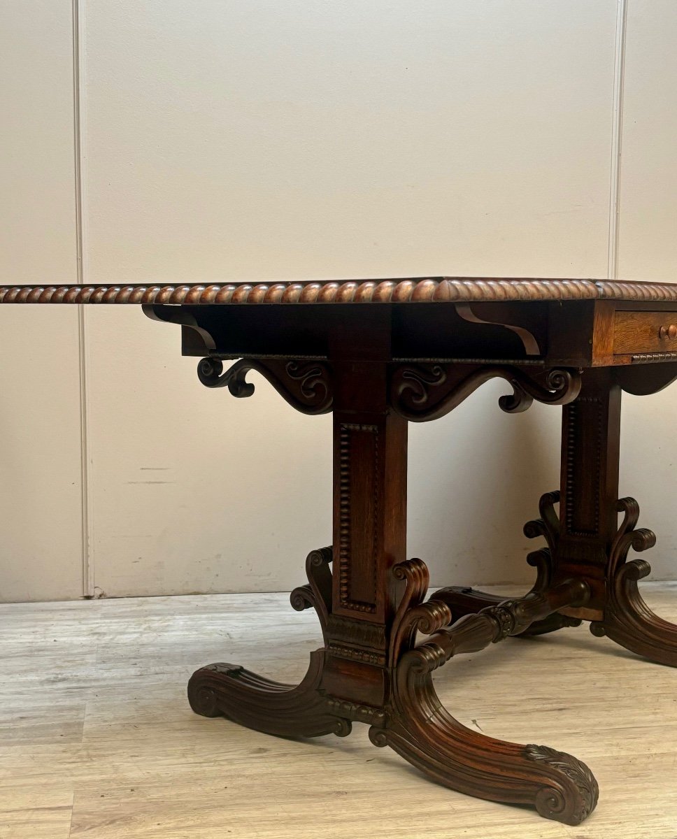table bureau en palissandre d’époque XIX éme -photo-2