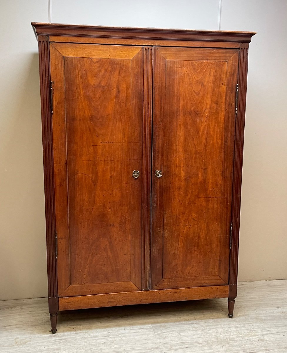 Rare Mahogany Cabinet From The Louis XVI Period -photo-1