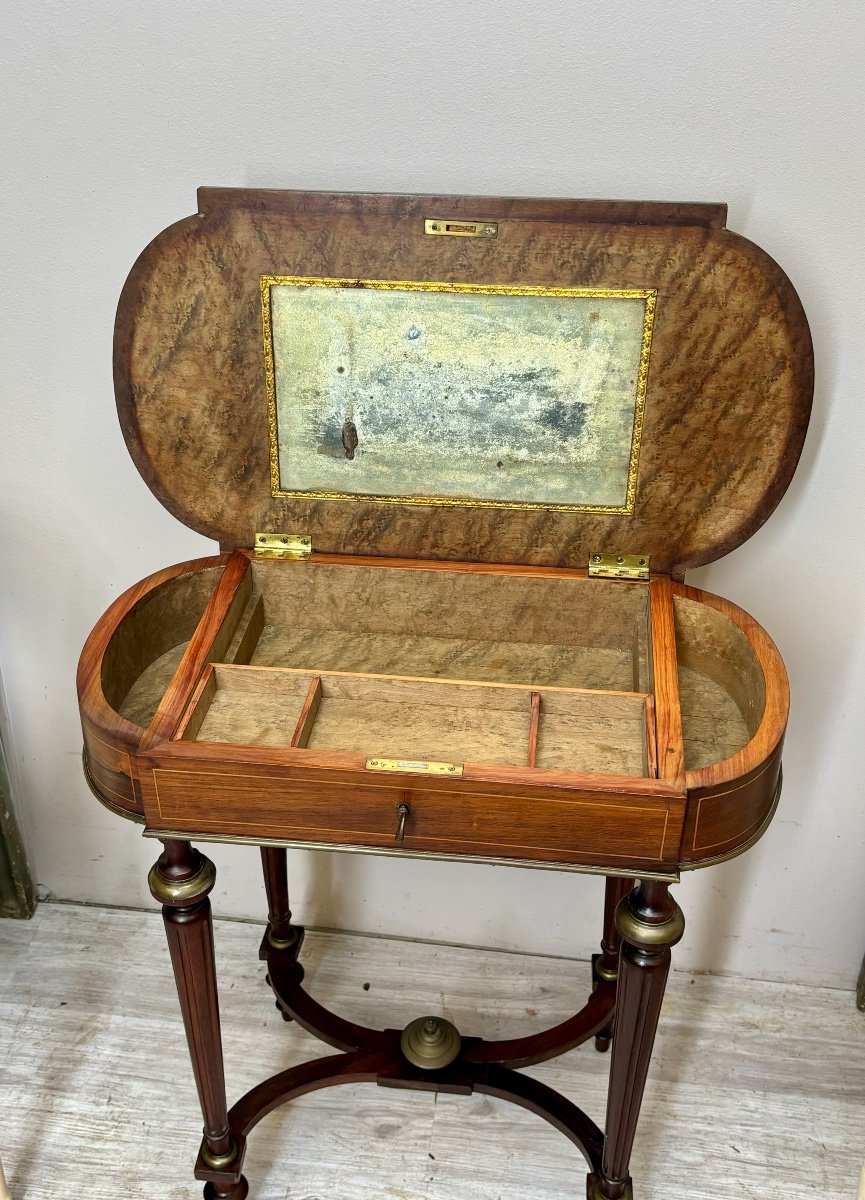 Napoleon III Period Rosewood Dressing Table-photo-4