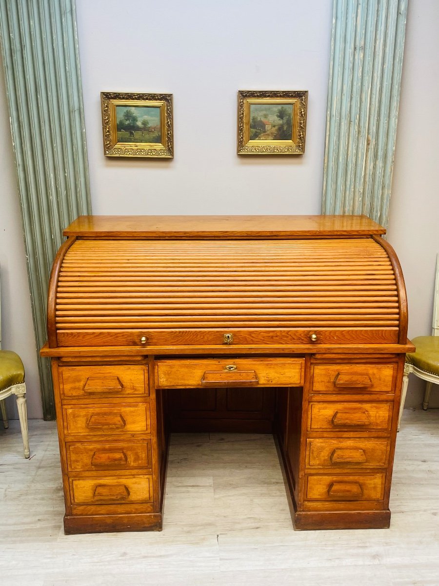 Bureau Américain En Chêne 