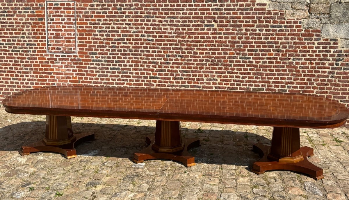 Exceptional Charles X Mahogany Table 
