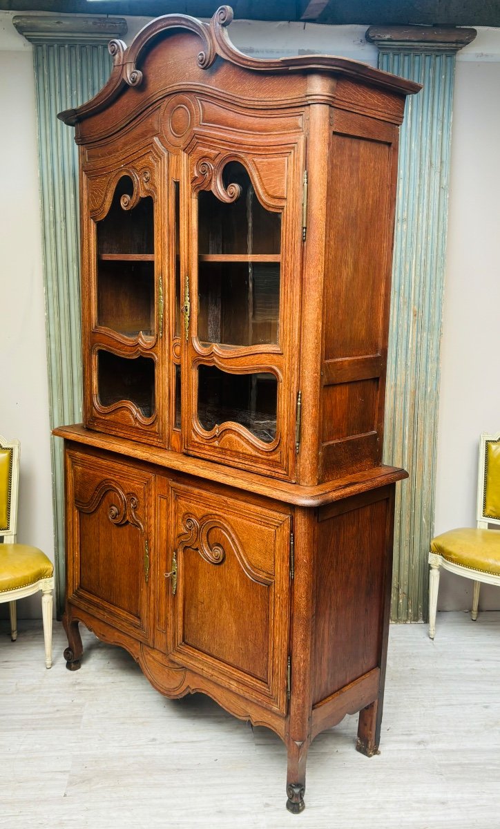 Norman Two-body Buffet In Oak From The 19th Century -photo-3