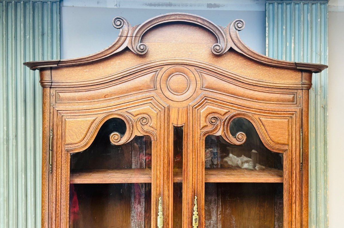 Norman Two-body Buffet In Oak From The 19th Century -photo-4