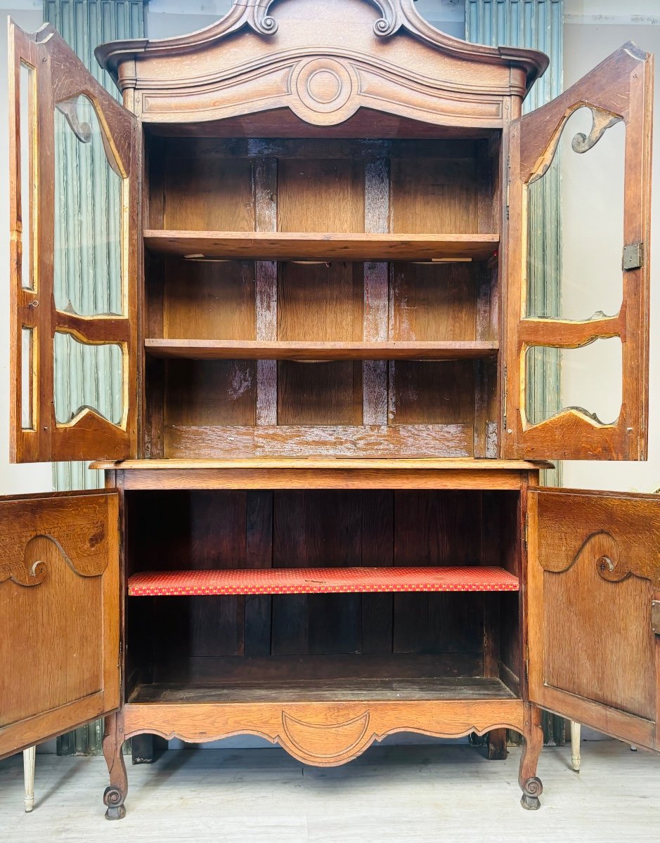 Norman Two-body Buffet In Oak From The 19th Century -photo-2