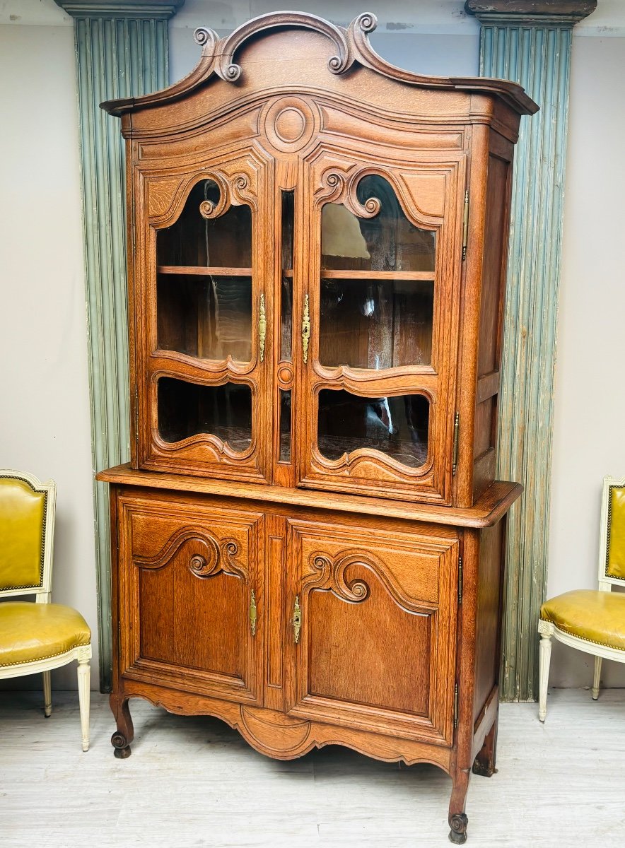 Norman Two-body Buffet In Oak From The 19th Century -photo-3