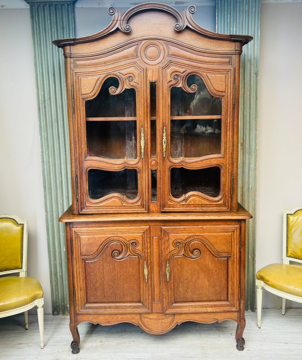 Norman Two-body Buffet In Oak From The 19th Century 