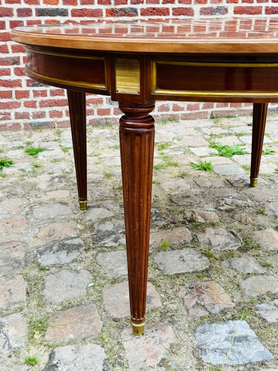 Maison Gouffe Louis XVI Mahogany Dining Room Table -photo-4