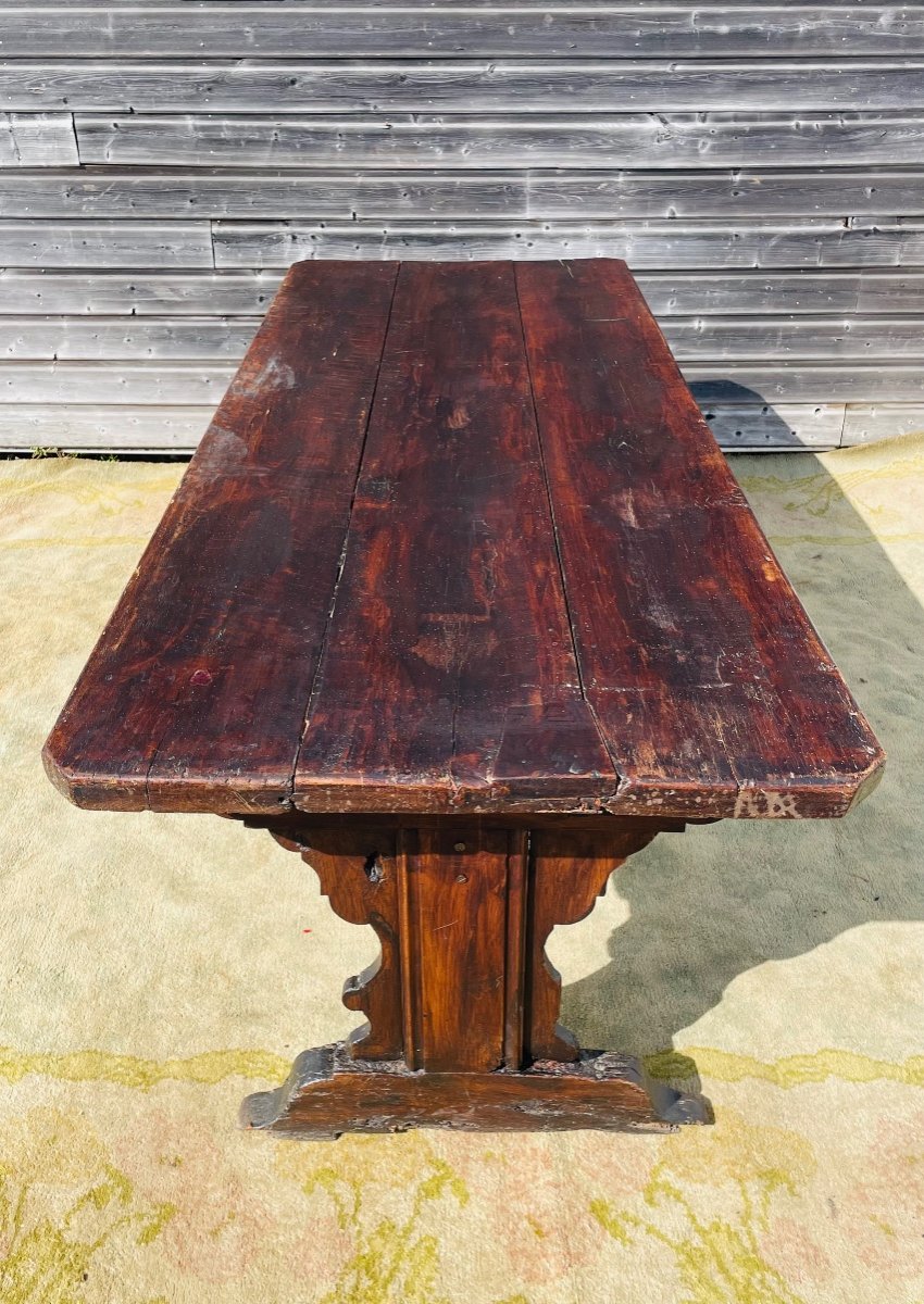 17th Century Oak Farm Table -photo-6