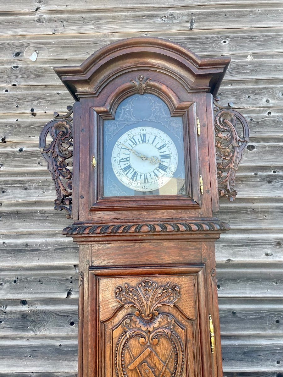 18th Century Parquet Clock -photo-3