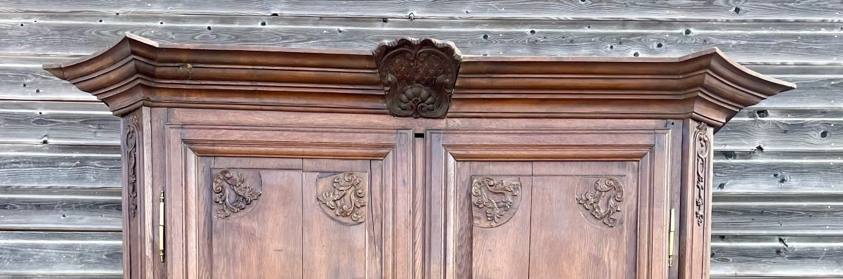 18th Century Regency Oak Wardrobe -photo-6