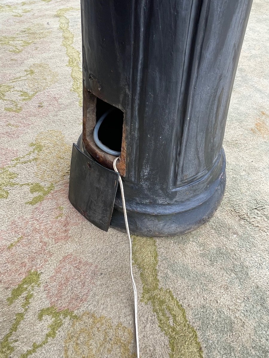 19th Century Cast Iron And Copper Street Lamp -photo-7