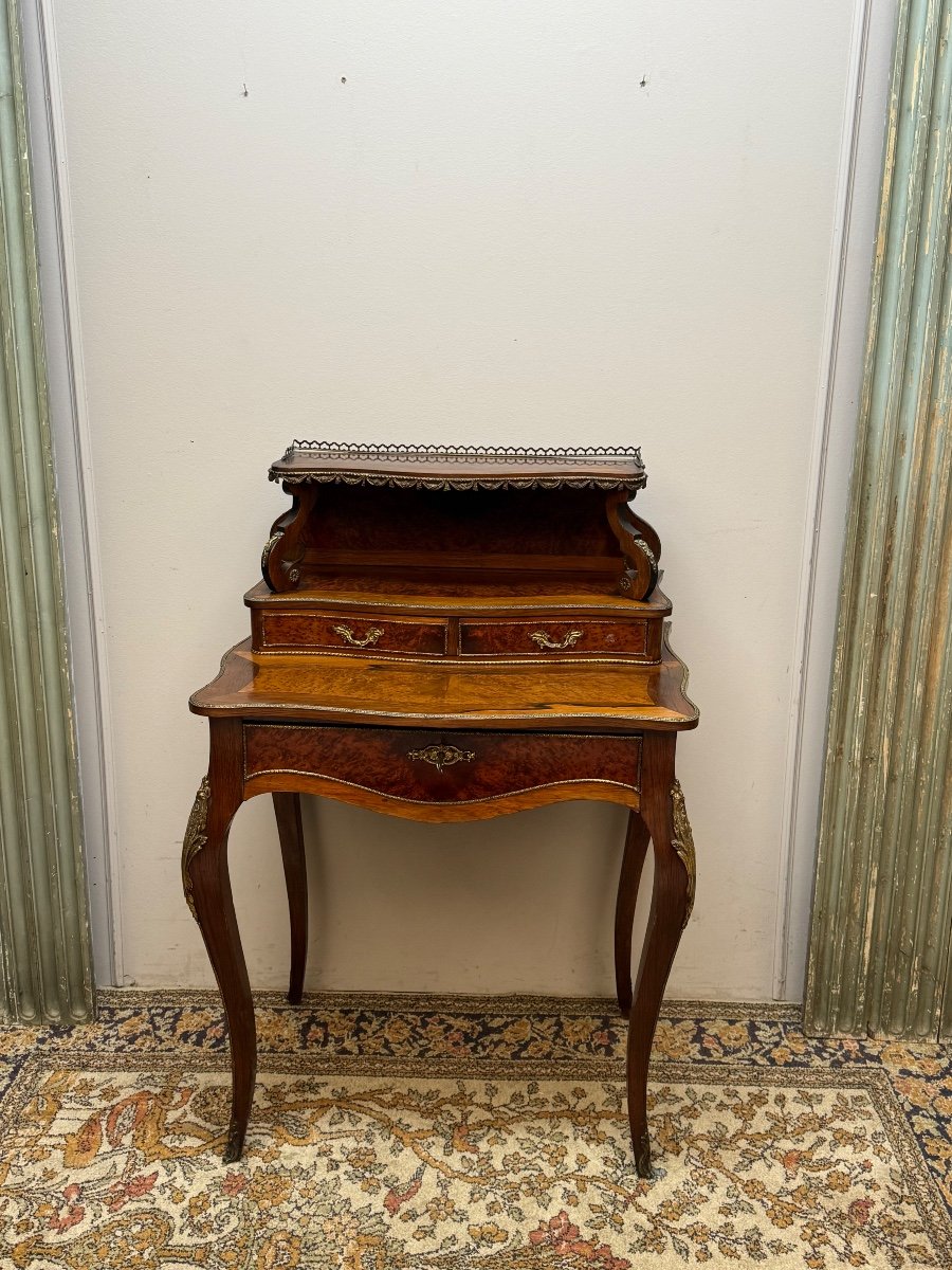 Bonheur Du Jour Napoleon III Writing Desk-photo-3