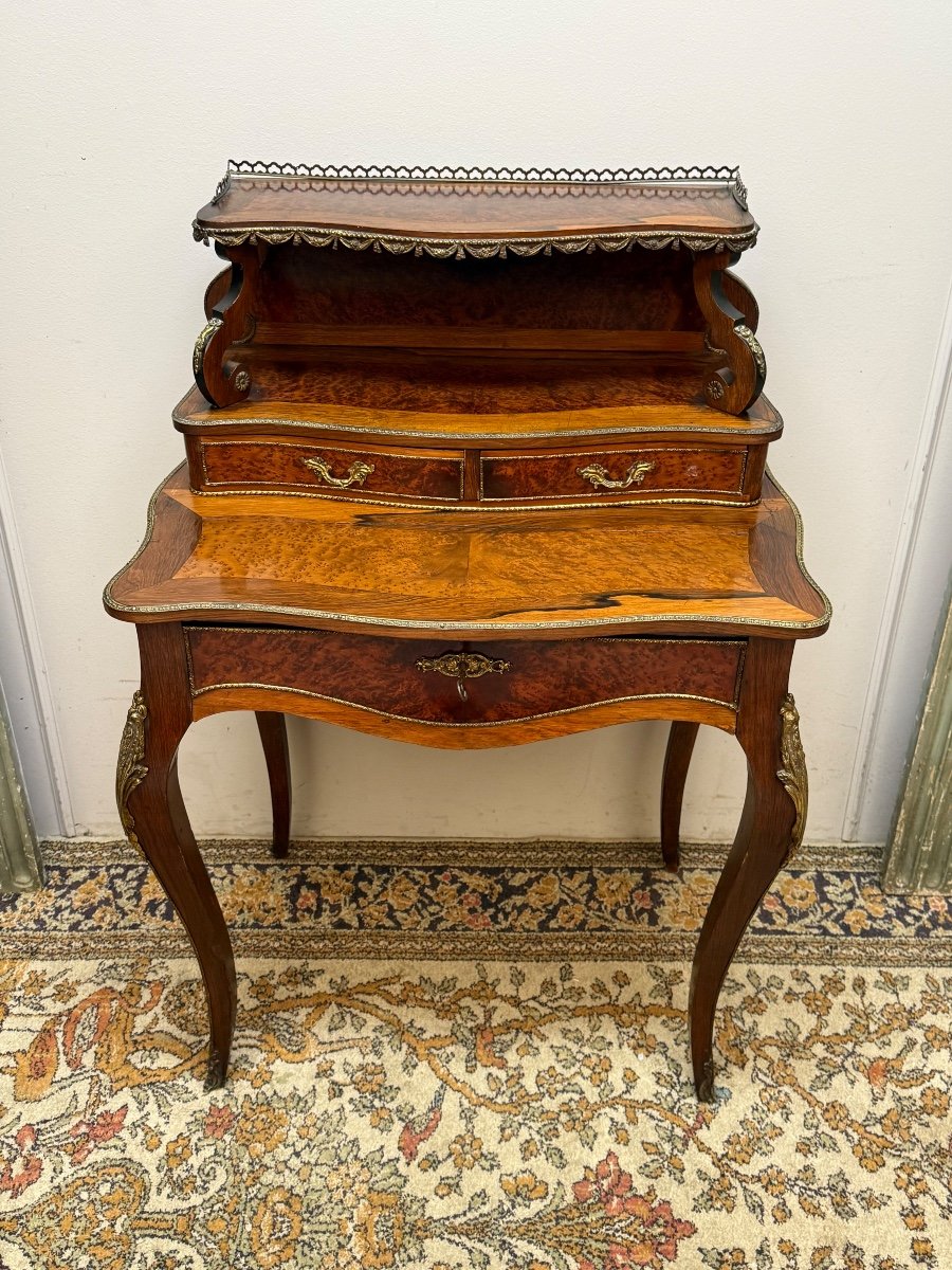 Bonheur Du Jour Napoleon III Writing Desk-photo-4