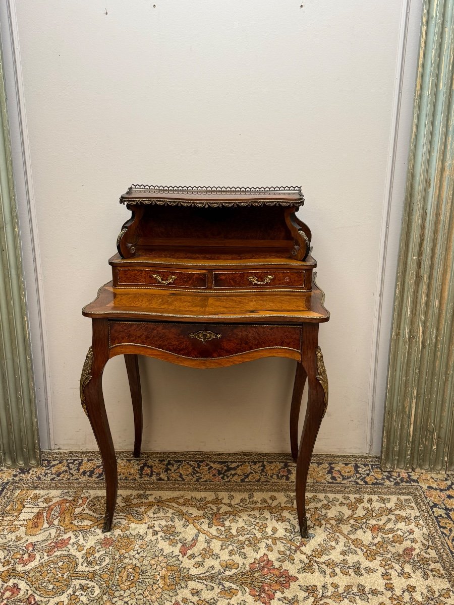 Bonheur Du Jour Napoleon III Writing Desk-photo-5