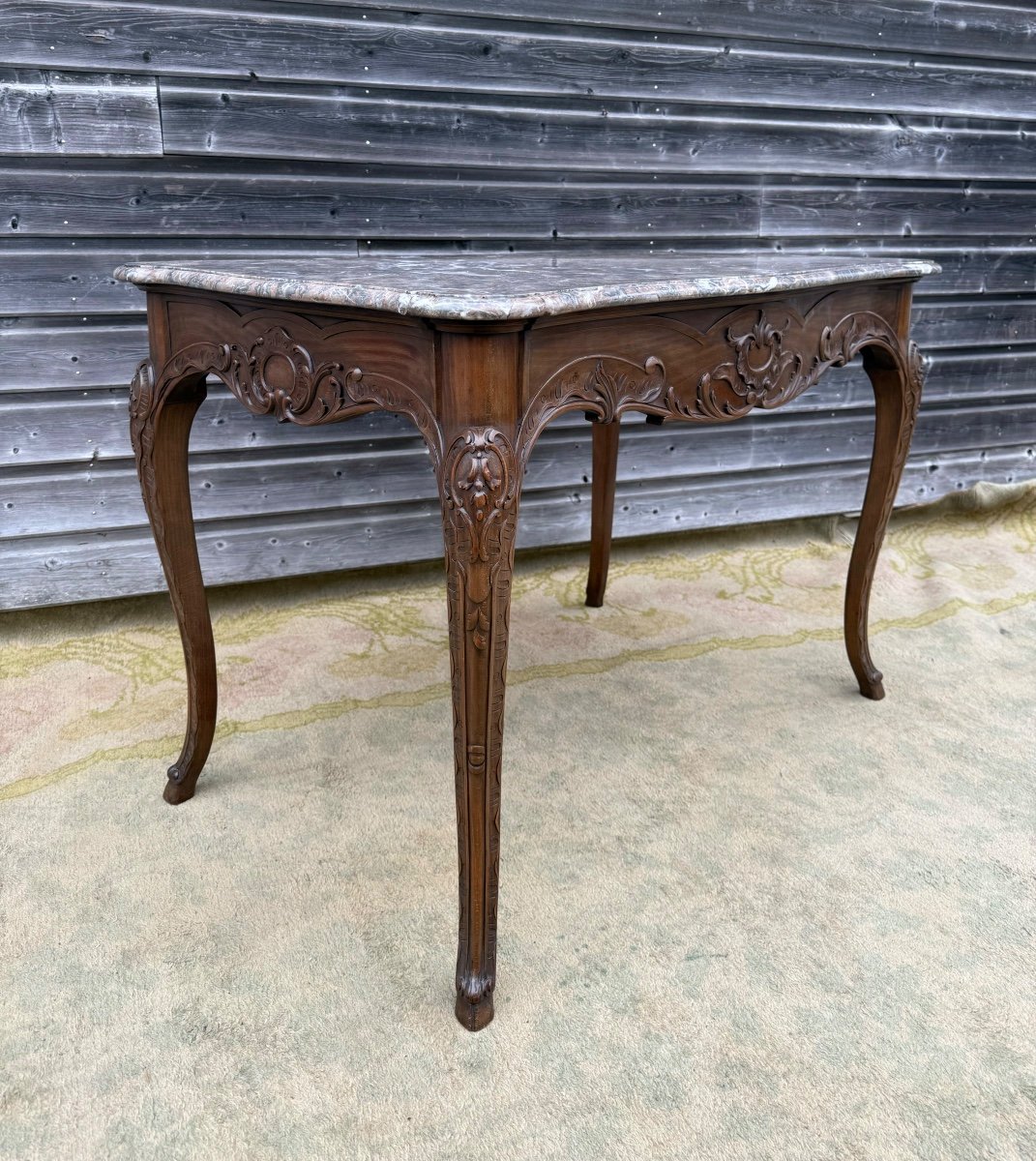 Louis XV Style Game Table, 20th Century -photo-1