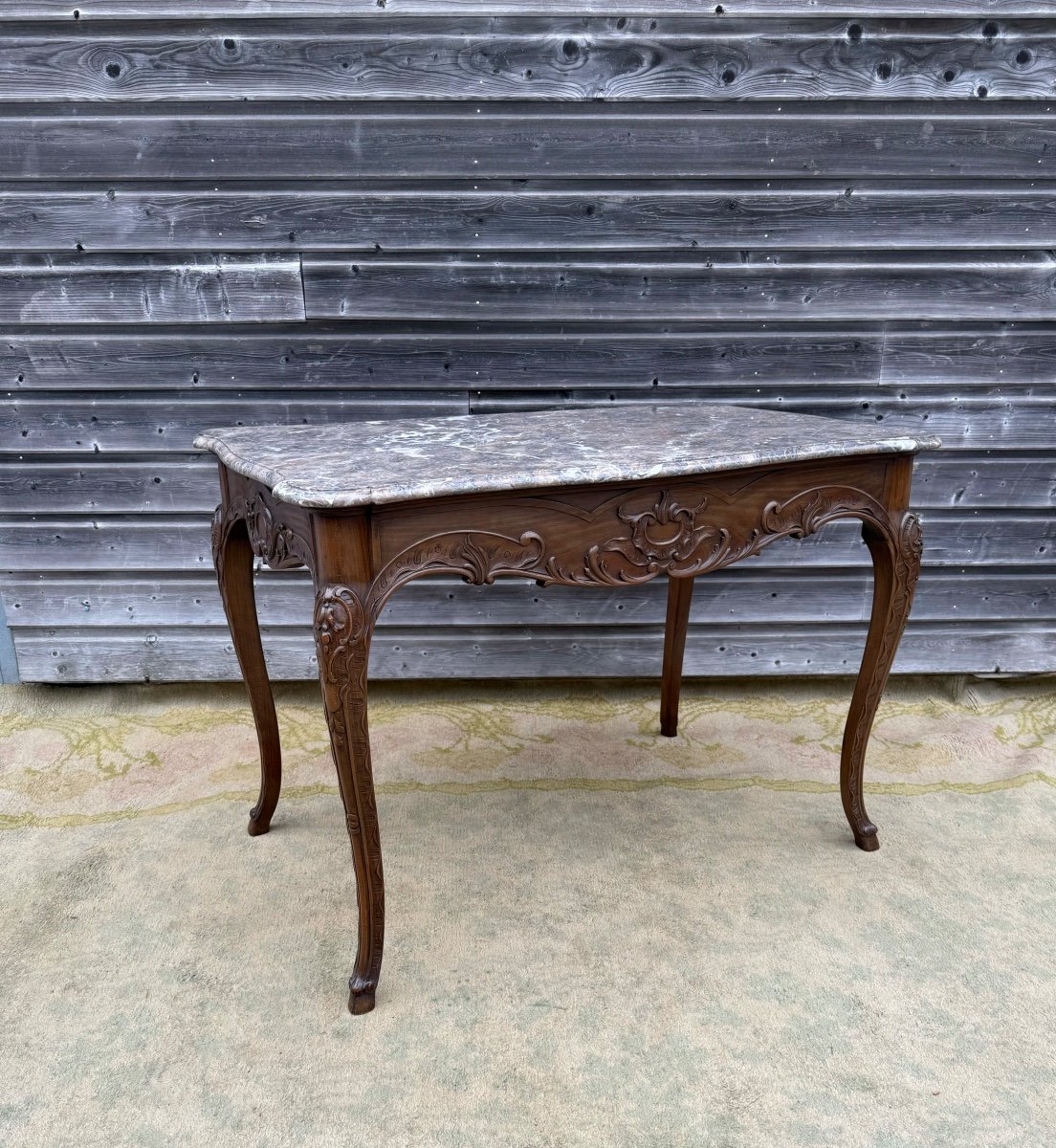 Louis XV Style Game Table, 20th Century -photo-3