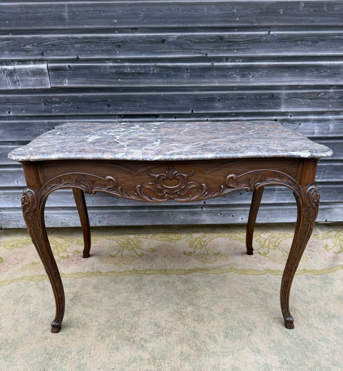 Louis XV Style Game Table, 20th Century -photo-5