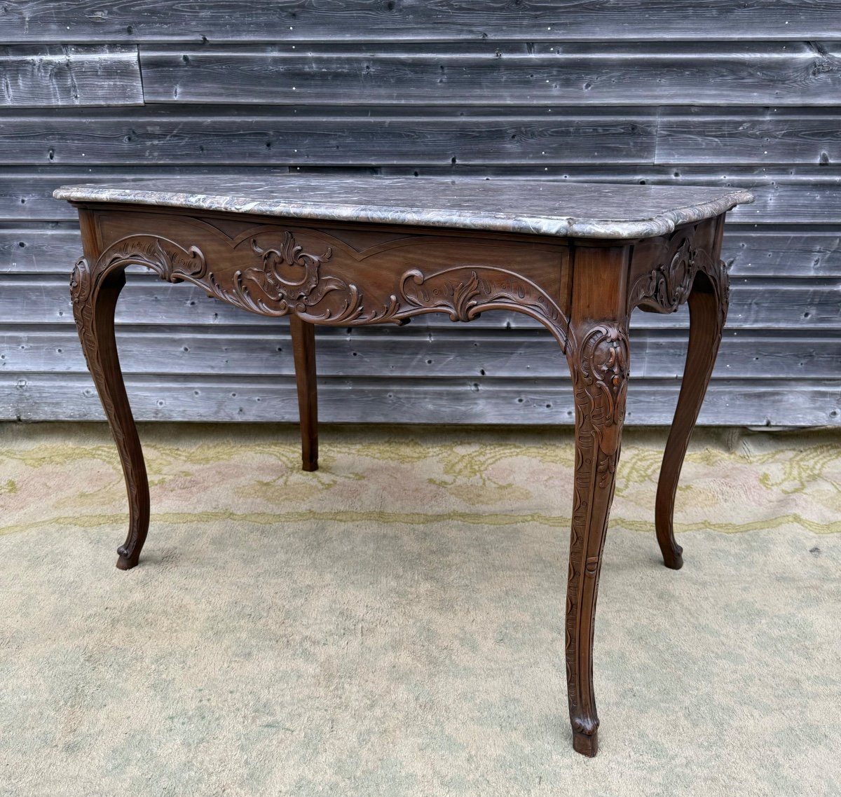 Louis XV Style Game Table, 20th Century 