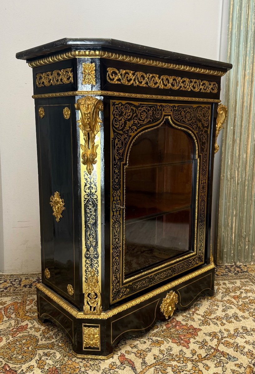 Meuble D’appui Estampillé Tahan paris  D’époque Napoléon III-photo-4