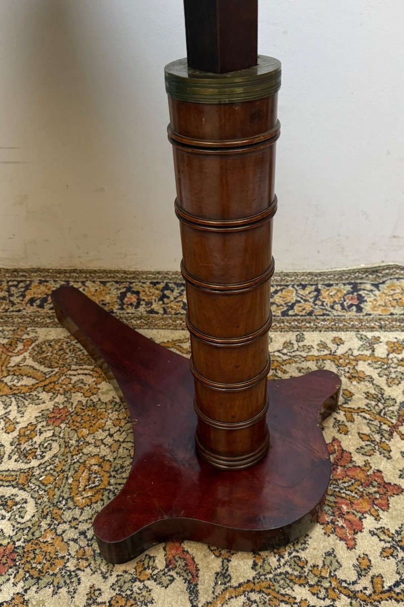 19th Century Empire Period Mahogany Patient's Table -photo-3