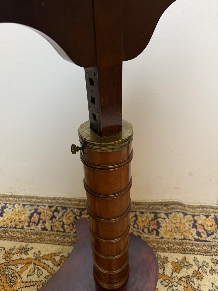 19th Century Empire Period Mahogany Patient's Table -photo-1