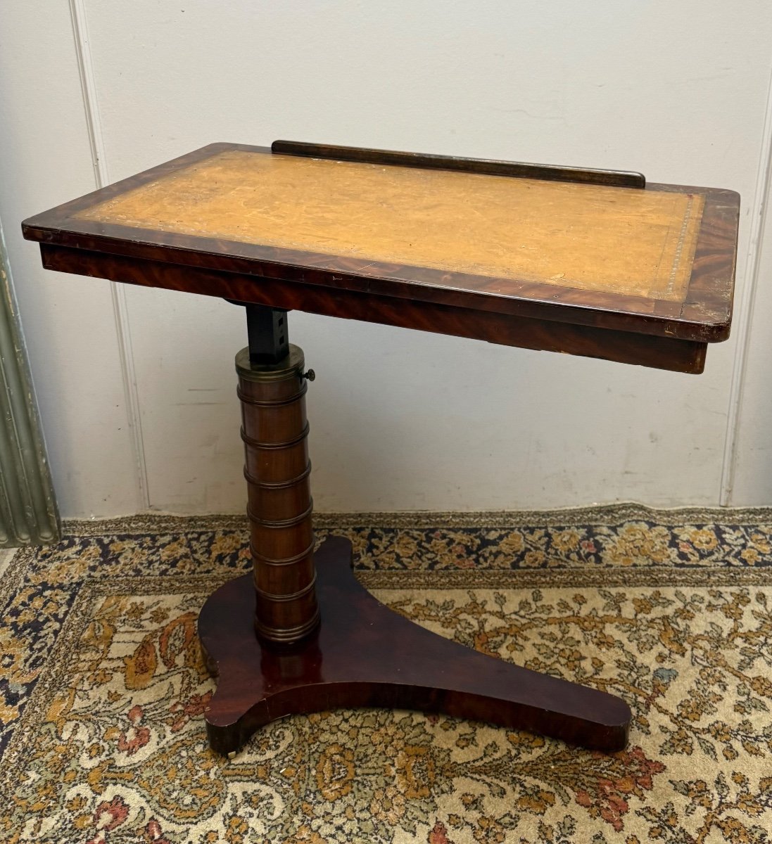 19th Century Empire Period Mahogany Patient's Table -photo-6