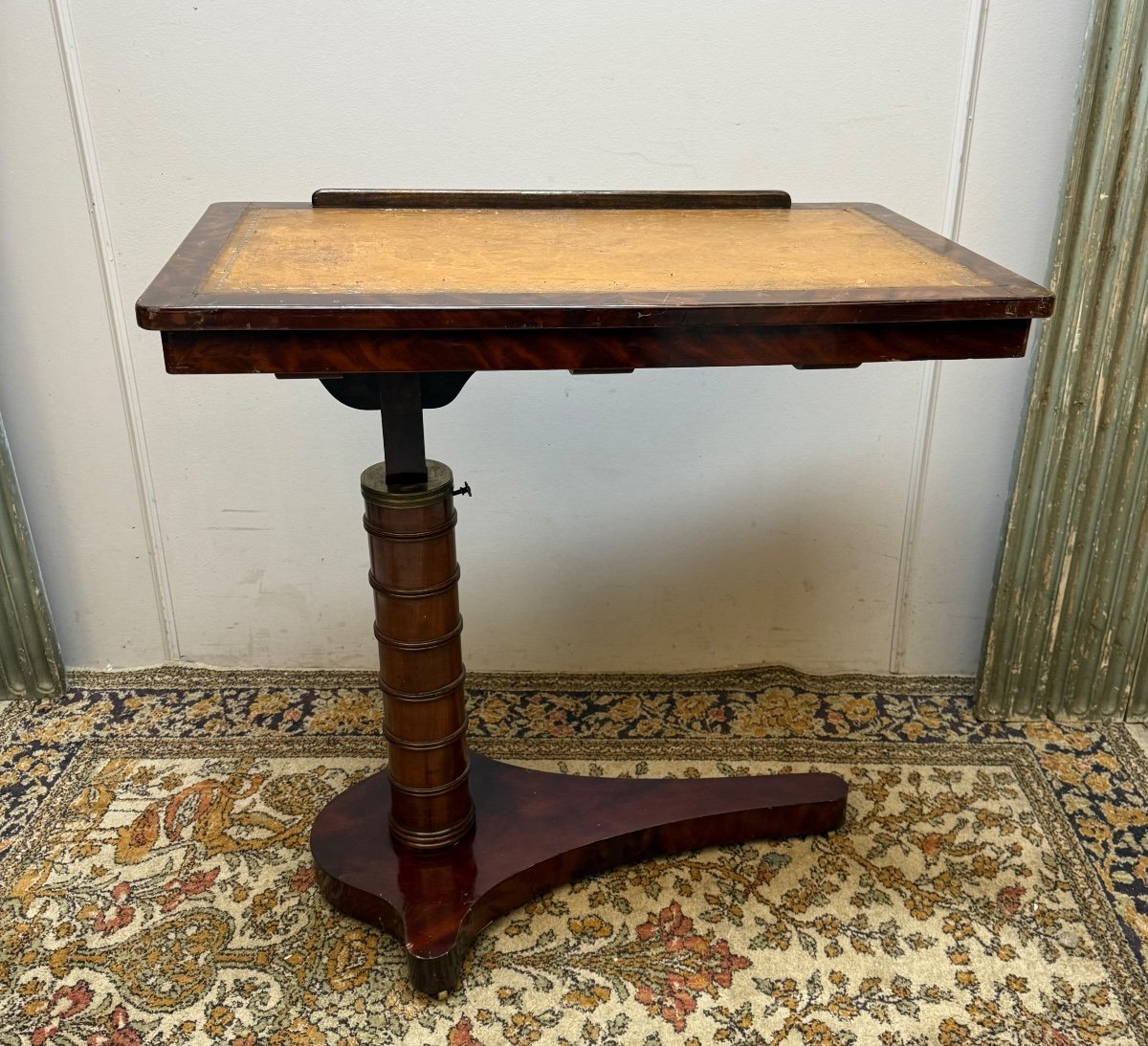 19th Century Empire Period Mahogany Patient's Table -photo-7