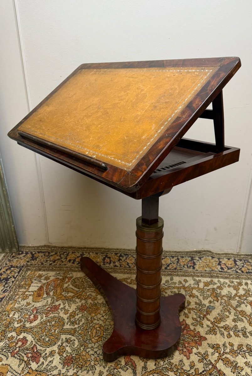 19th Century Empire Period Mahogany Patient's Table 