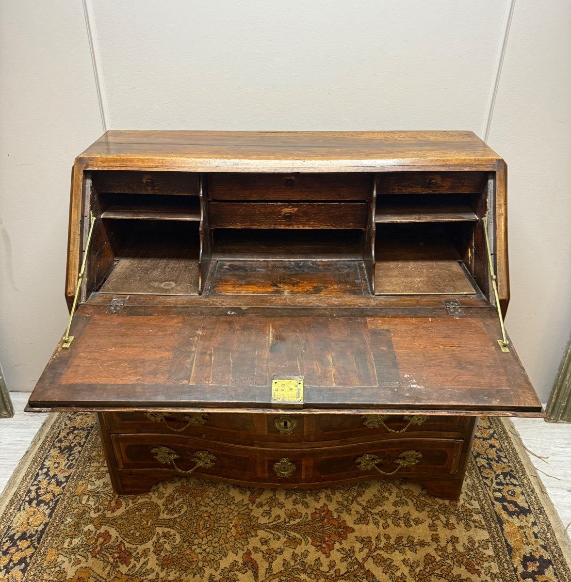 18th Century Marquetry Sloping Desk -photo-4