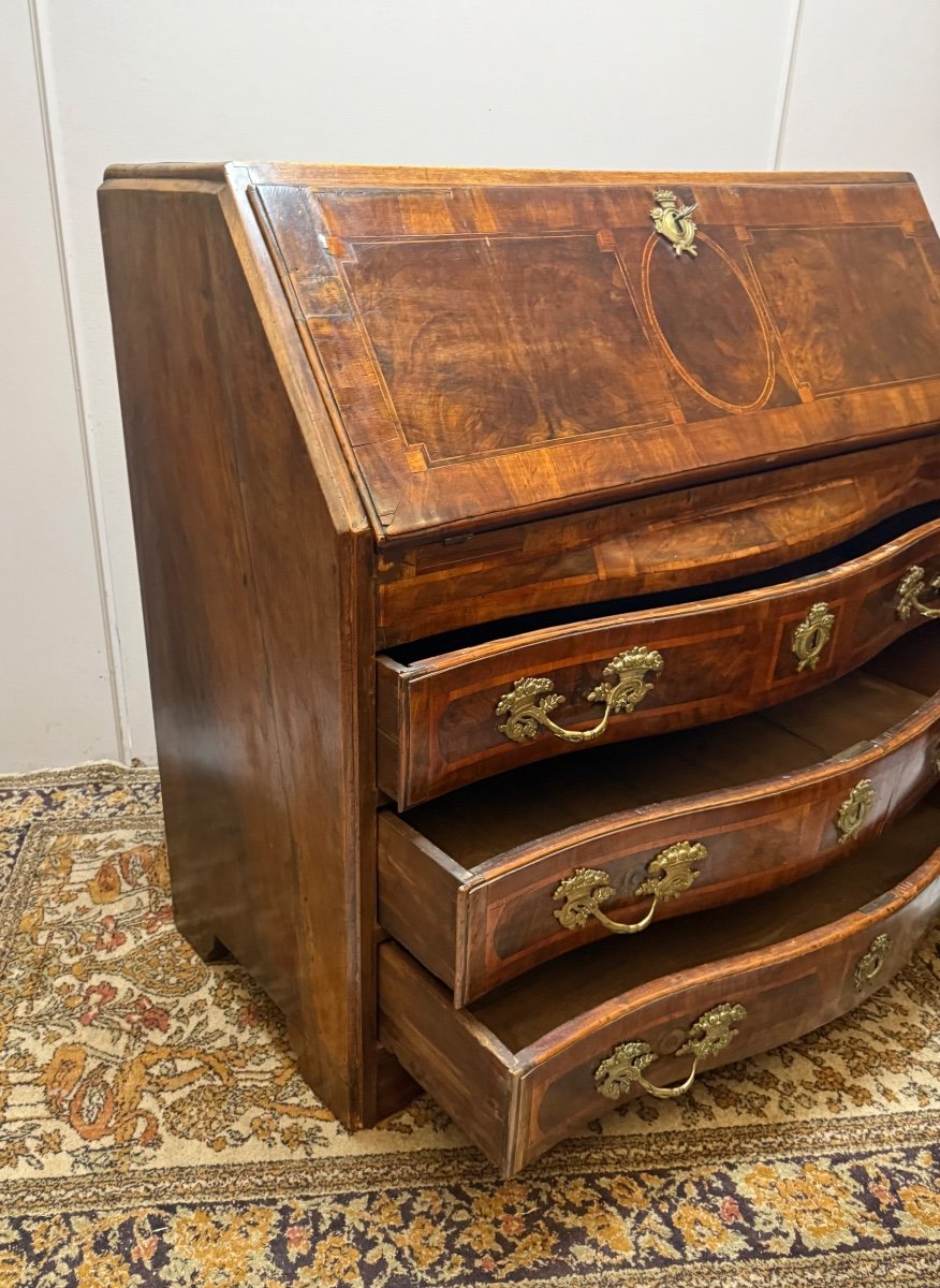 18th Century Marquetry Sloping Desk -photo-2