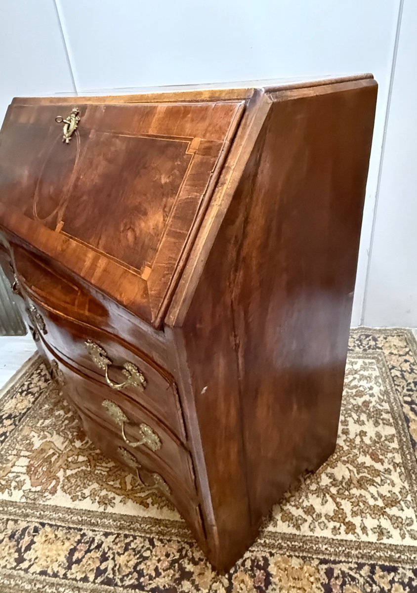 18th Century Marquetry Sloping Desk -photo-4