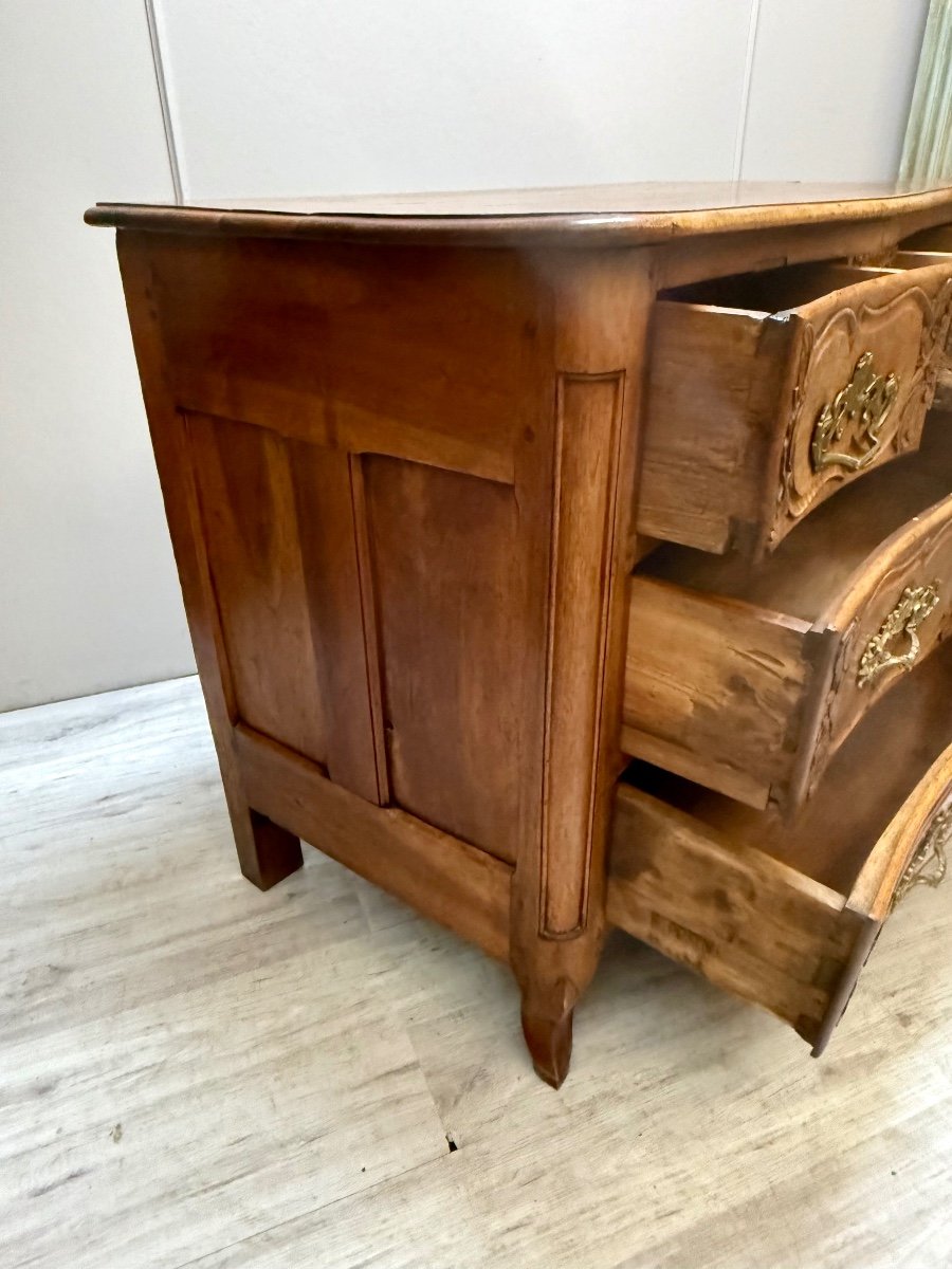 Louis XV Period Lyonnaise Walnut Chest Of Drawers -photo-7