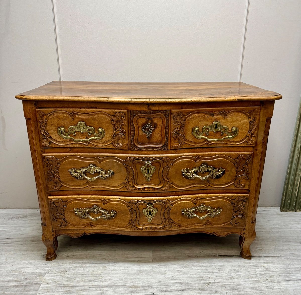 Louis XV Period Lyonnaise Walnut Chest Of Drawers 