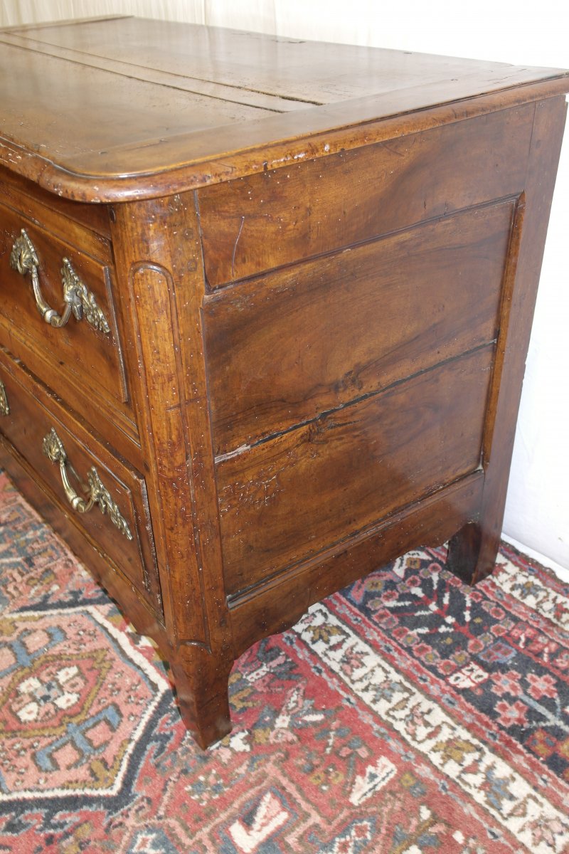 Commode In Trompe l'Oeuil Period 18th-photo-3