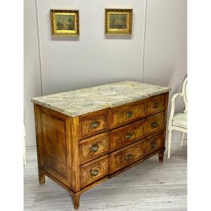 Louis XVI Period Marquetry Chest Of Drawers 