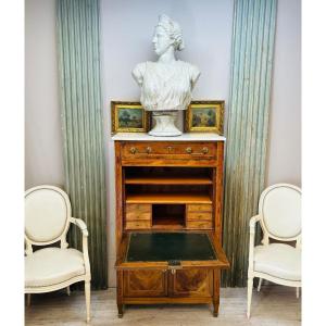 Louis XVI Marquetry Secretary