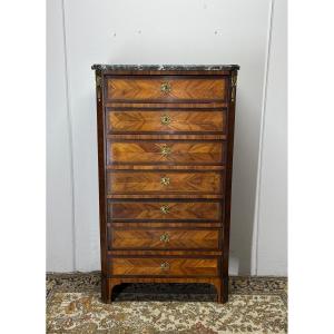 Louis XVI Period Marquetry Secretary 