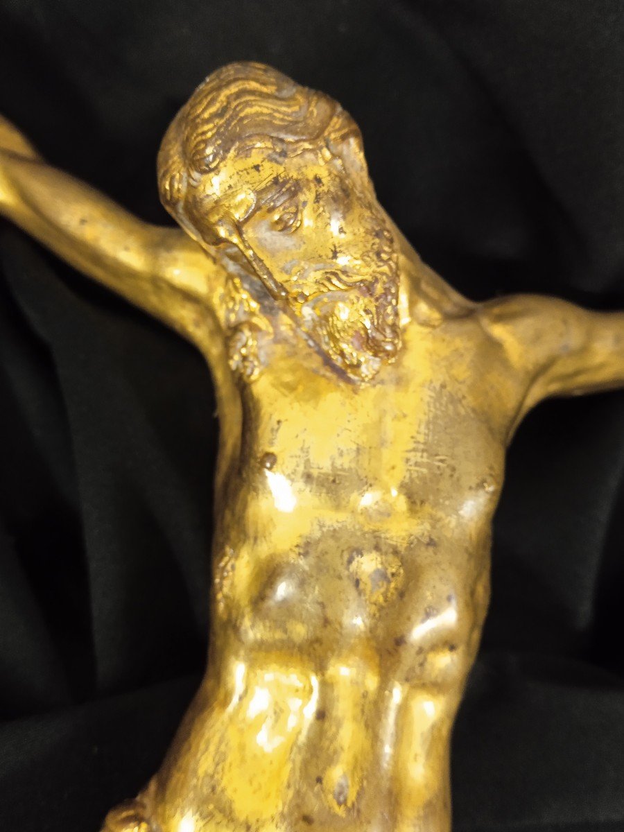 Christ En Bronze Doré Vers 1600-photo-2