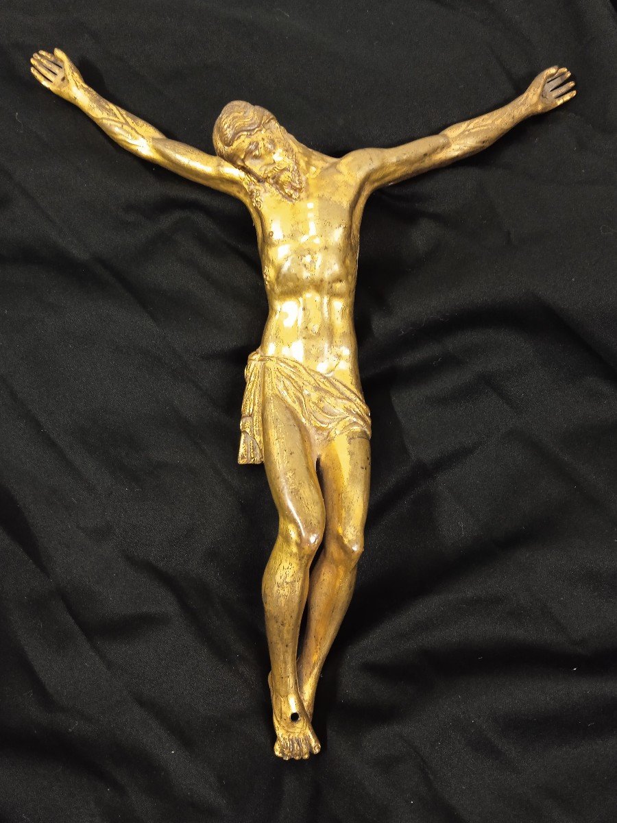 Christ En Bronze Doré Vers 1600