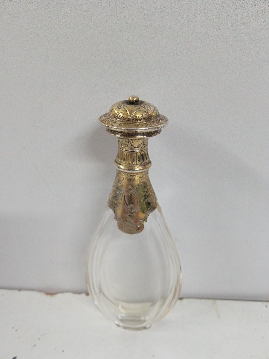 Napoleon III Crystal And Silver Gilt Salt Bottle-photo-6