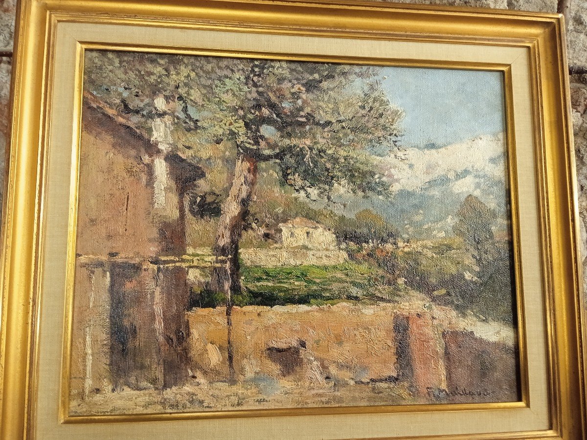 Fernand Maillaud peintre Paysage du sud