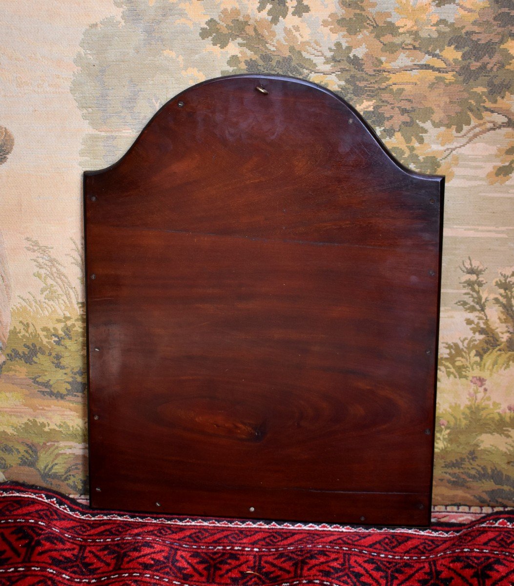 Louis Philippe Mirror In Mahogany And Mahogany Veneer, Wall Mirror, Ice, 19th Century-photo-7