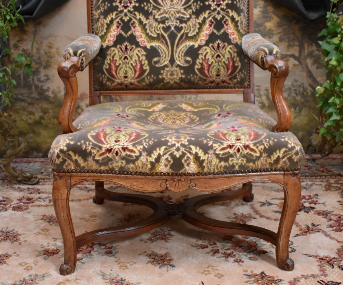 High-backed Regency Armchair, Circa 1720-photo-3